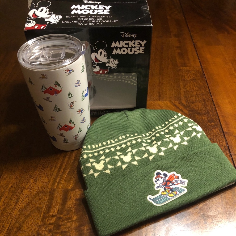 Disney Mickey Mouse Beanie and Tumbler Set
